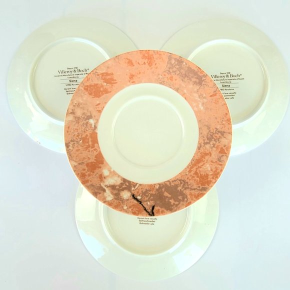 Vintage- Villeroy and Boch - Siena Pattern - 6 Cups & 6 Saucer Set - Picture 8 of 12